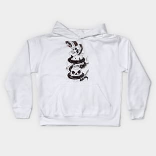 Skull artwork Kids Hoodie